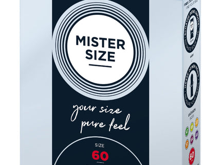 MISTER SIZE - CONDOM SIZE XL 60 MM (3 UNITS)