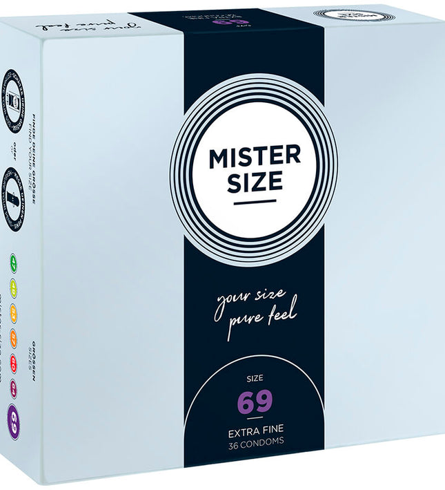 MISTER SIZE - CONDOMS SIZE XXXL 69 MM (36 UNITS)