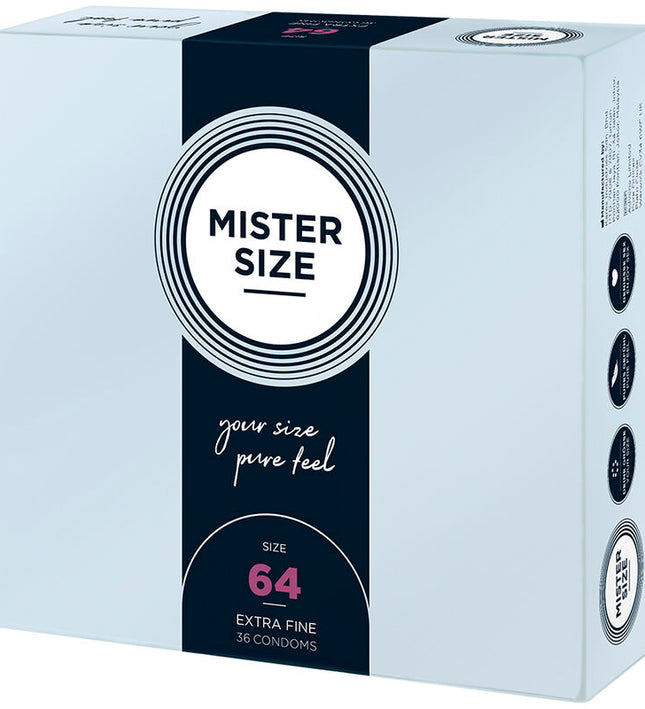 MISTER SIZE - CONDOMS SIZE XXL 64 MM (36 UNITS)