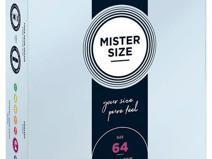 MISTER SIZE - CONDOMS SIZE XXL 64 MM (36 UNITS)