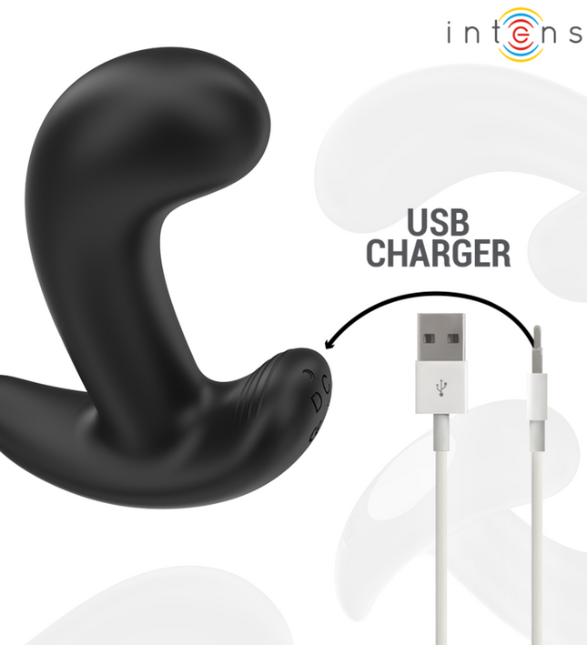 INTENSE - CHANDLER ANAL PLUG 10 VIBRATIONS BLACK REMOTE CONTROL