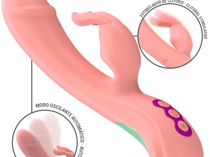 INTENSE - RACHEL RABBIT VIBRATOR 5 VIBRATIONS PINK