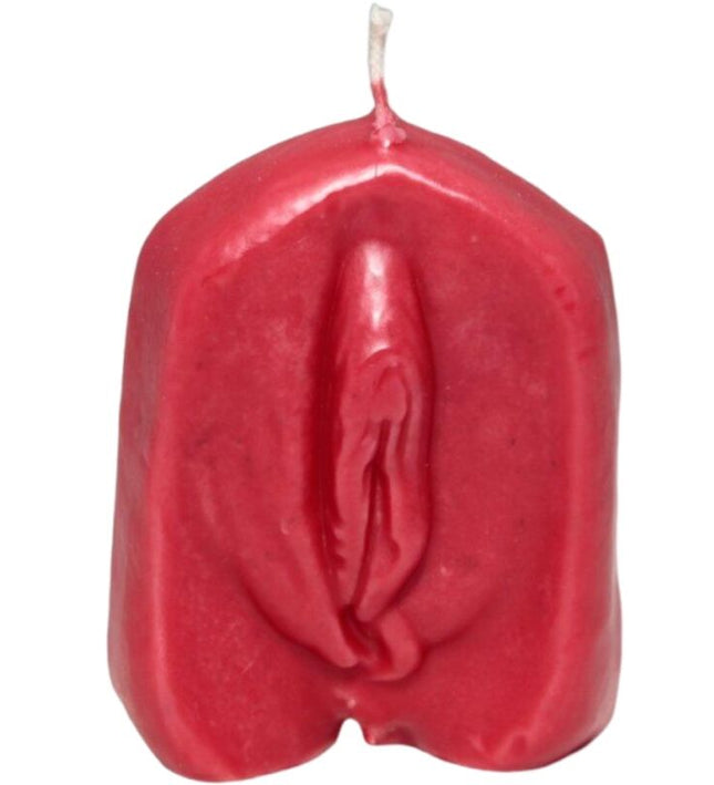 DIABLO PICANTE - VAGINA SHAPED CANDLE RED