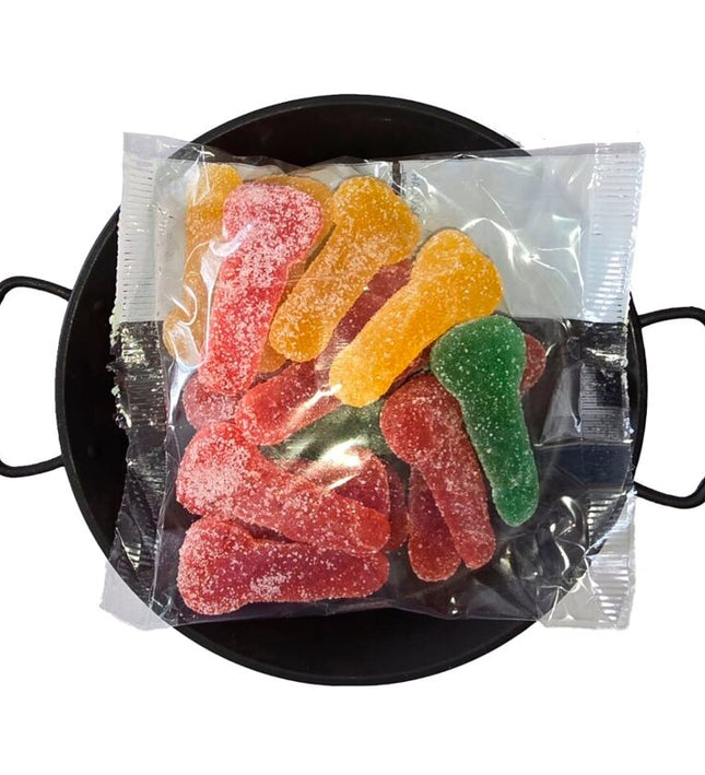 DIABLO PICANTE - CHEWABLE SUGAR CANDIES IN PENIS SHAPE IN DIFFERENT FLAVORS