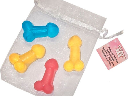 DIABLO PICANTE - 4 MINI SCENTED SOAPS IN THE SHAPE OF PENIS