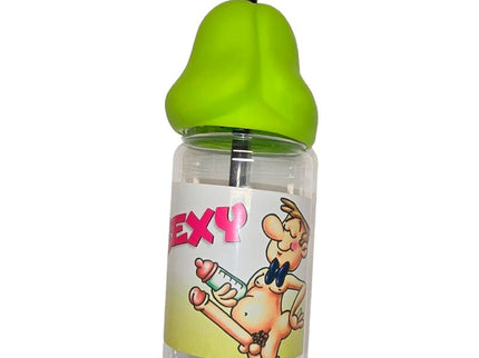 DIABLO PICANTE - PENIS SHAPED 360 ML BABY BOTTLE GREEN
