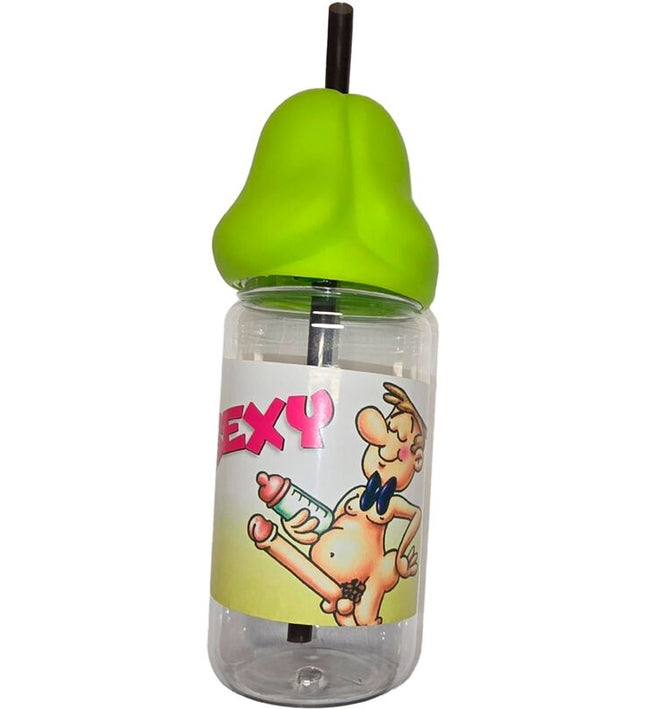 DIABLO PICANTE - PENIS SHAPED 360 ML BABY BOTTLE GREEN