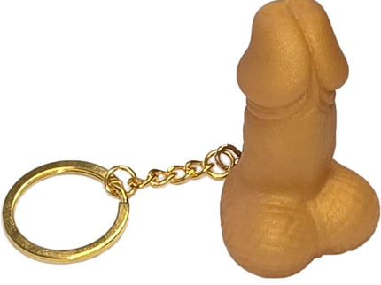 DIABLO PICANTE - GOLDEN PENIS SHAPED KEYCHAIN