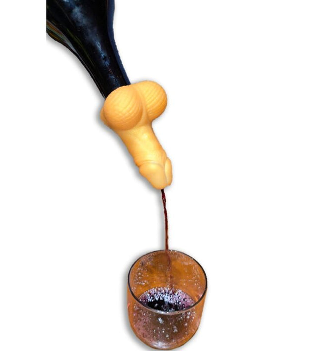 DIABLO PICANTE - GOLDEN PENIS WINE DECANTER