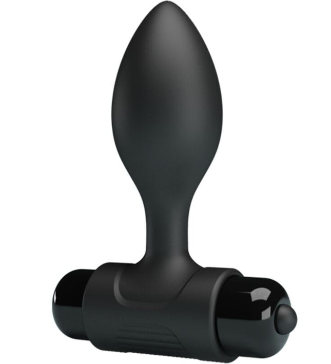 PRETTY LOVE - VIBRA BUTT 10 VIBRATIONS ANAL PLUG BLACK
