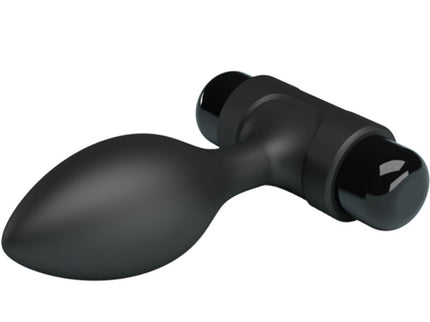 PRETTY LOVE - VIBRA BUTT 10 VIBRATIONS ANAL PLUG BLACK