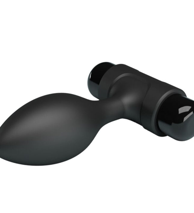 PRETTY LOVE - VIBRA BUTT 10 VIBRATIONS ANAL PLUG BLACK