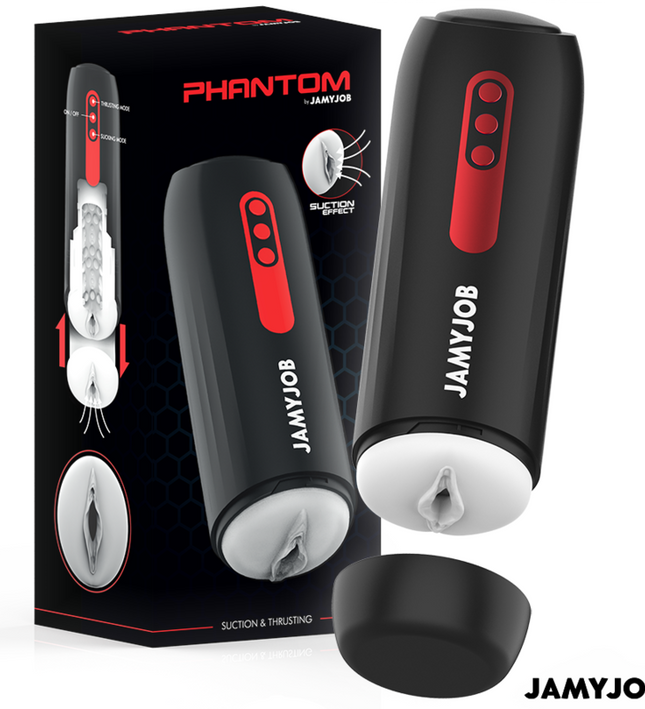 JAMYJOB - PHANTOM AUTOMATIC VAGINA MASTURBATOR 5 SUCTION AND THRUST MODES