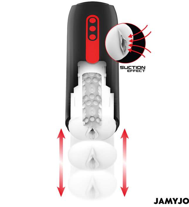 JAMYJOB - PHANTOM AUTOMATIC VAGINA MASTURBATOR 5 SUCTION AND THRUST MODES