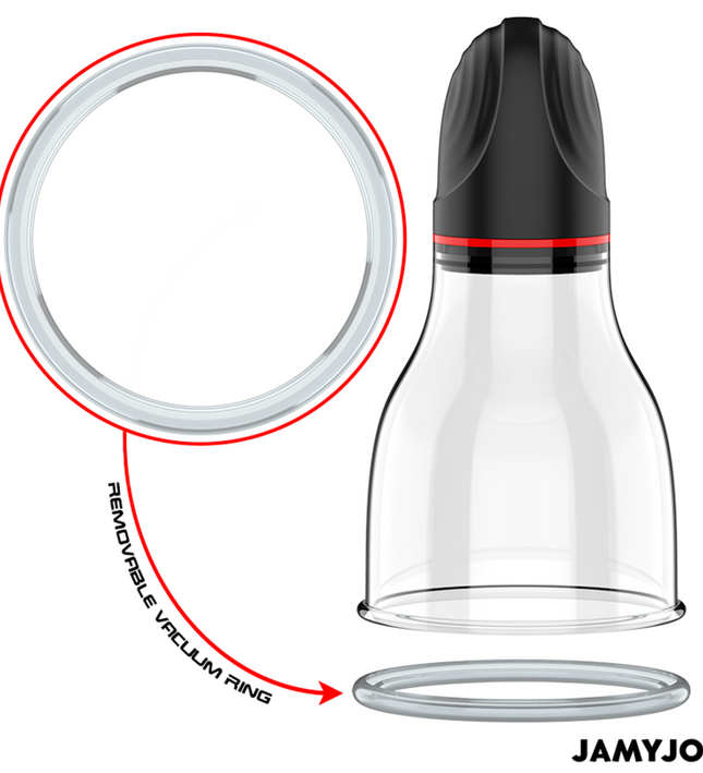 JAMYJOB - XPAND LITE AUTOMATIC TESTICLE PUMP 3 SUCTION LEVELS GREY