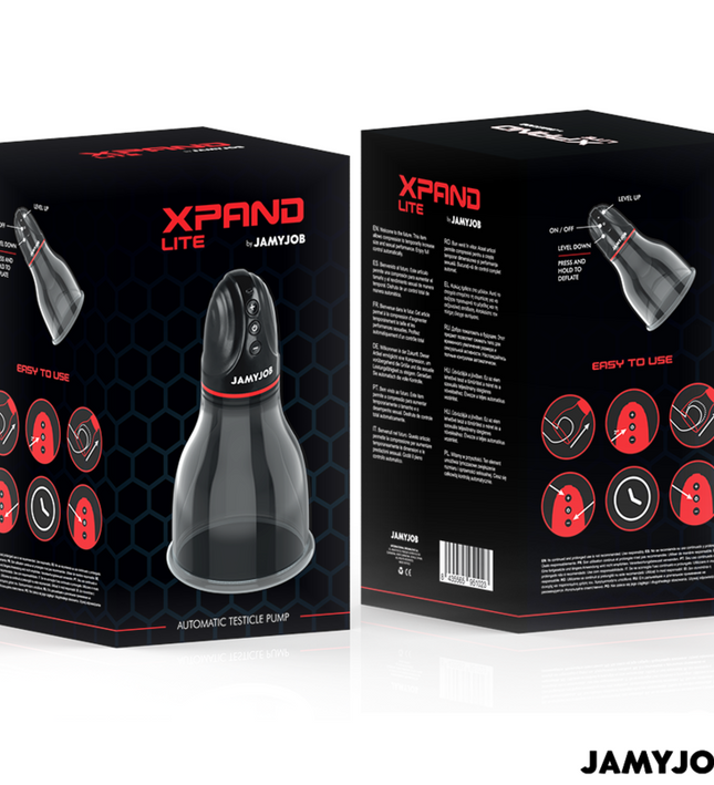 JAMYJOB - XPAND LITE AUTOMATIC TESTICLE PUMP 3 SUCTION LEVELS GREY