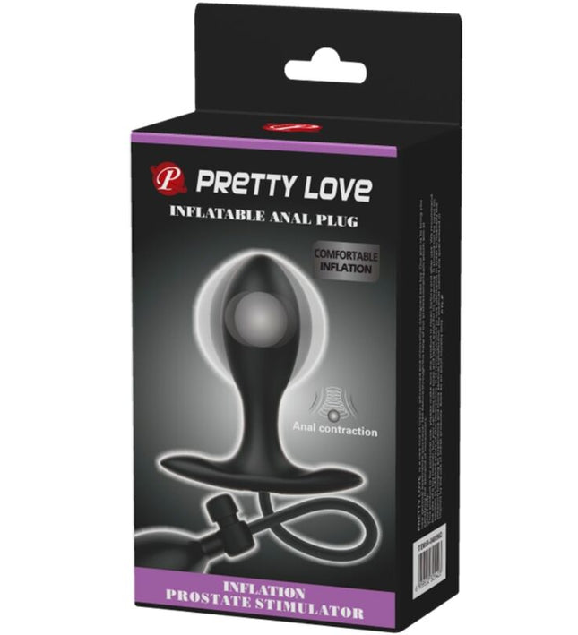 PRETTY LOVE - INFLATABLE ANAL PLUG BLACK