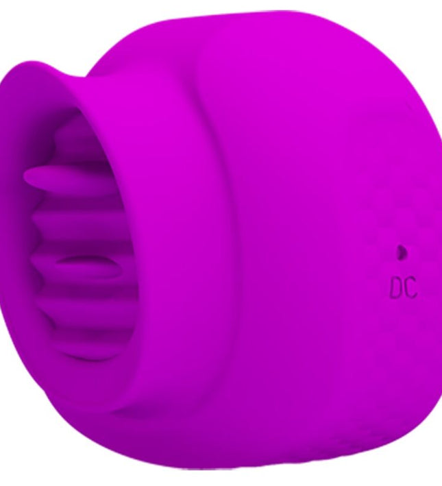 PRETTY LOVE - ESTELLE TONGUE CLITORIS STIMULATOR 12 VIBRATIONS PURPLE