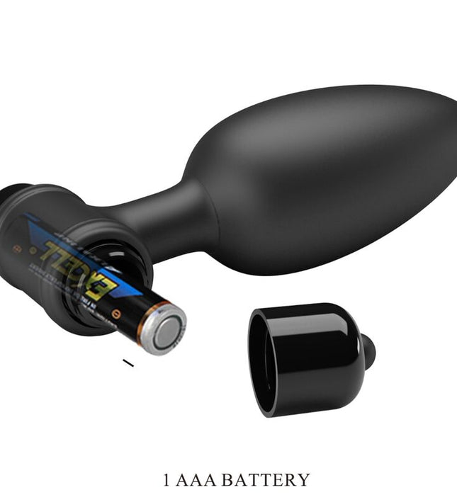 PRETTY LOVE - VIBRA BUTT PLUG 2 ANAL PLUG 10 VIBRATIONS BLACK