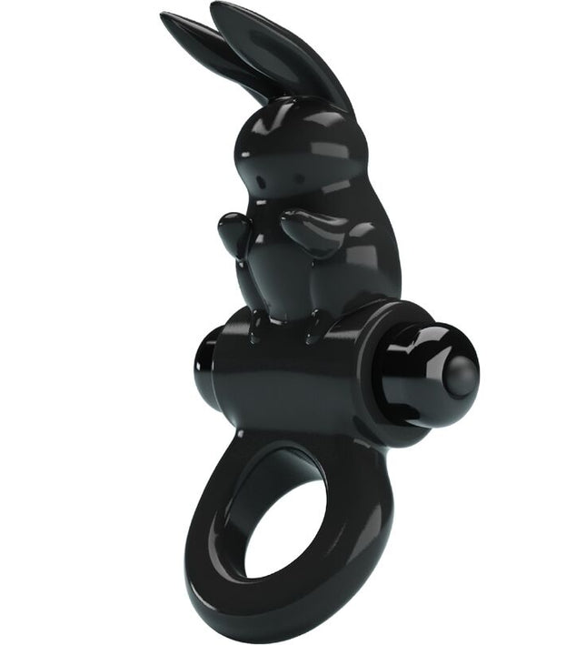 PRETTY LOVE - EXCITING RING RABBIT VIBRATOR RING 10 VIBRATIONS BLACK