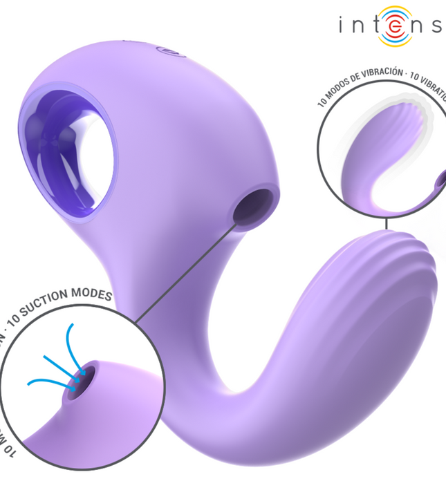 INTENSE - BAXTER VIBRATOR & STIMULATOR VIOLET