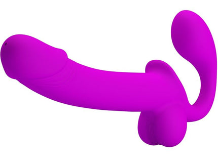 PRETTY LOVE - KELPIE DOUBLE STRAP-ON STIMULATOR PURPLE