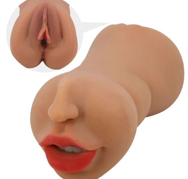 CRAZY BULL - ZOEY DOUBLE MASTURBATOR MOUTH & VAGINA FLESH