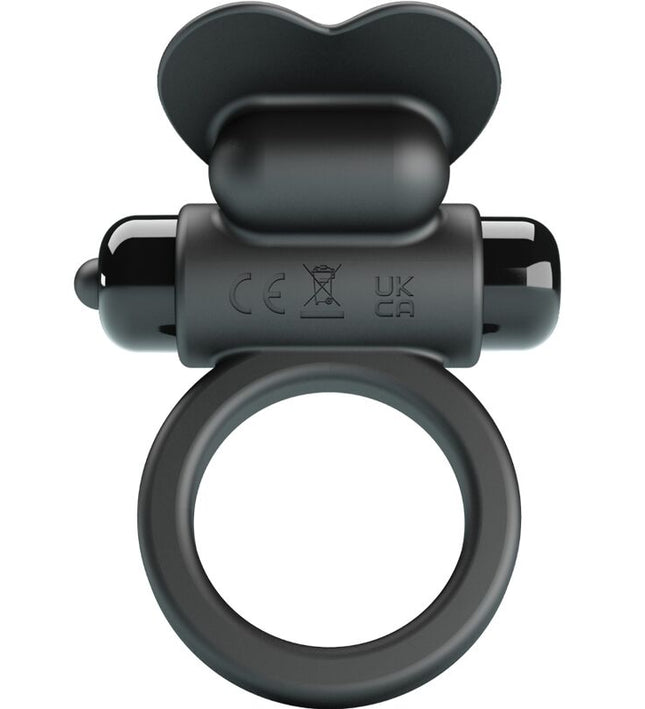 PRETTY LOVE - DEBONAIRE VIBRATING RING RABBIT 10 VIBRATIONS BLACK