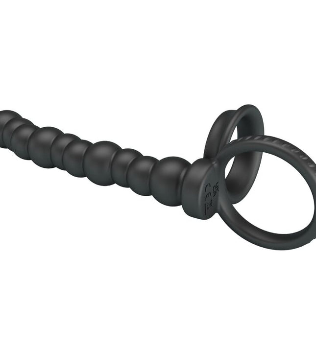 PRETTY LOVE - DILLION DOUBLE PENETRATION COCK RING BLACK