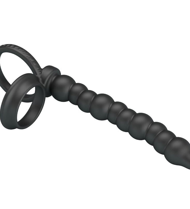 PRETTY LOVE - DILLION DOUBLE PENETRATION COCK RING BLACK