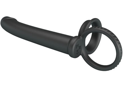 PRETTY LOVE - DILLION DOUBLE PENETRATION DOUBLE COCK RING BLACK