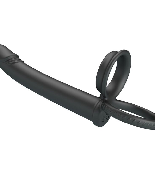 PRETTY LOVE - DILLION DOUBLE PENETRATION DOUBLE COCK RING BLACK