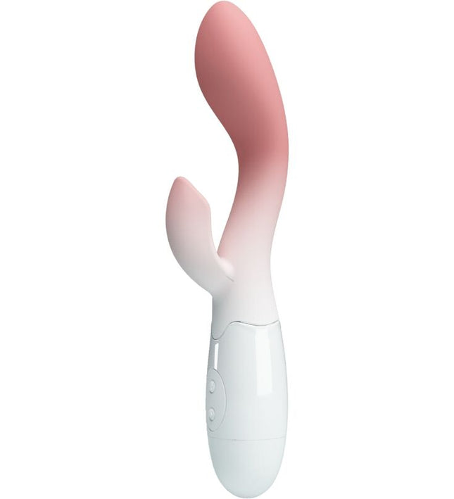 PRETTY LOVE - BRIGHTY G-SPOT VIBRATOR + CLITORIS STIMULATOR 30 VIBRATIONS PINK