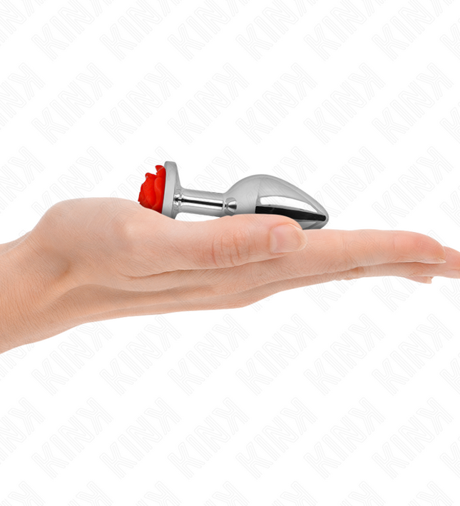 KINK - PLUG ANAL ROSE RED SIZE S