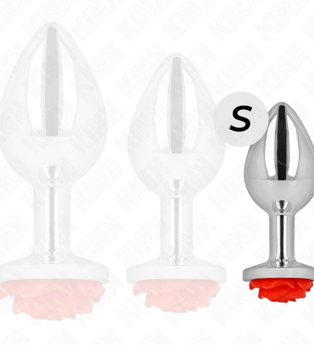 KINK - PLUG ANAL ROSE RED SIZE S