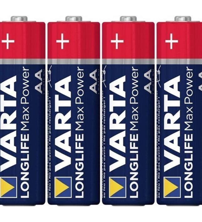 VARTA - MAX POWER ALKALINE AA LR6 RETRACTABLE BATTERY*4