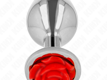 KINK - PLUG ANAL ROSE RED SIZE M