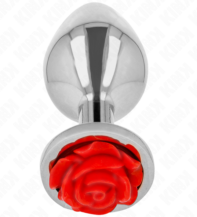 KINK - PLUG ANAL ROSE RED SIZE M