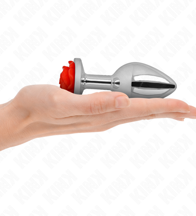 KINK - PLUG ANAL ROSE RED SIZE L