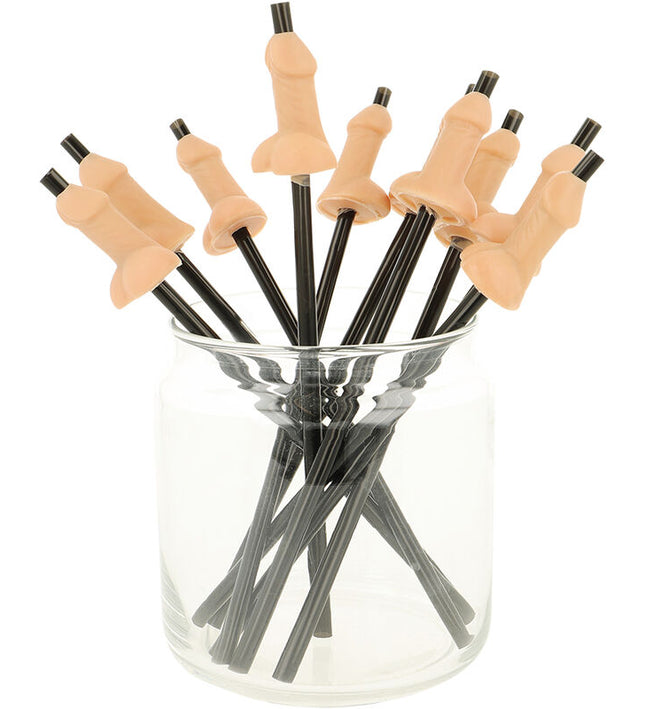 DIABLO PICANTE - BAG OF 10 NATURAL PENIS STRAWS