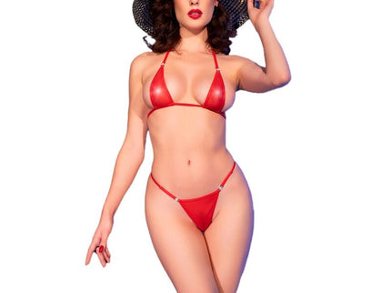 CHILIROSE - CR 4840 MICRO BIKINI RED S/M