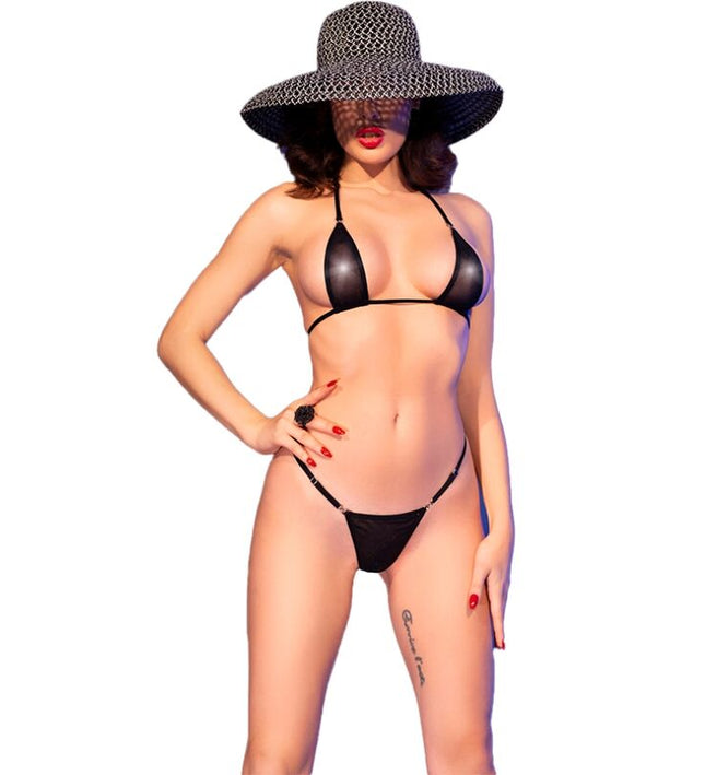 CHILIROSE - CR 4840 MICRO BIKINI BLACK S/M