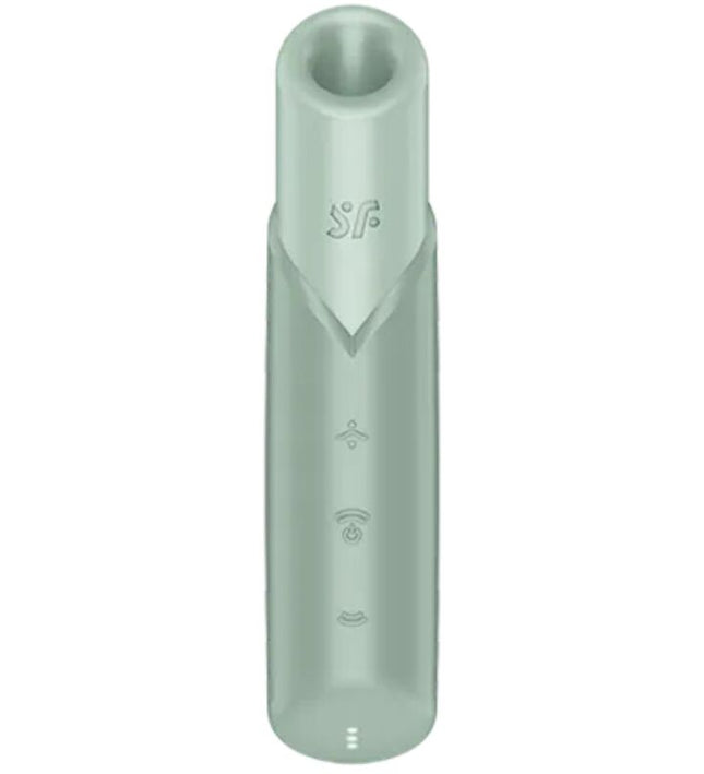 SATISFYER - NAUGHTY KISS WAVE CLITORIS STIMULATOR AQUAMARINE