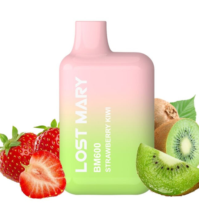 LOST MARY - BM600 NICOTINE VAPER 2% DISPOSABLE STRAWBERRY KIWI