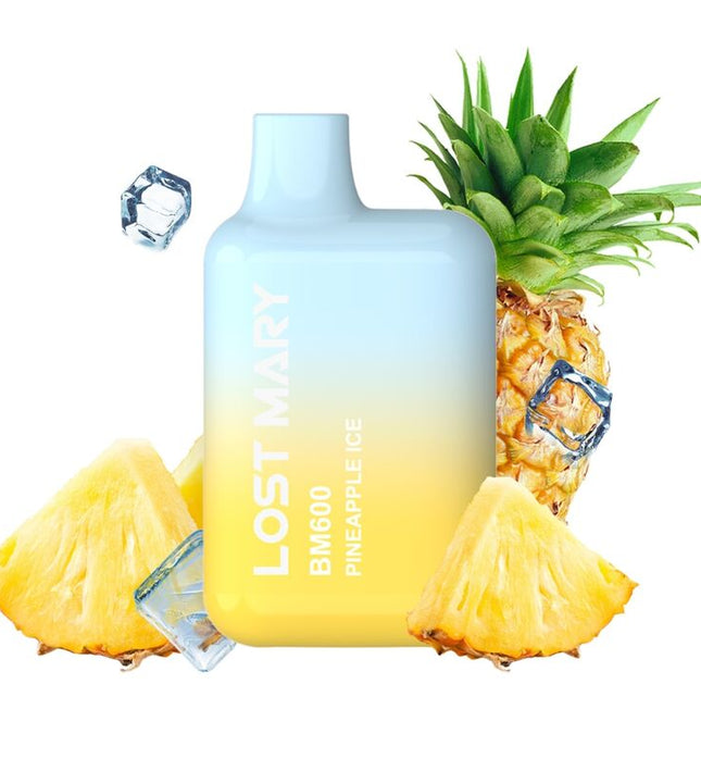 LOST MARY - BM600 NICOTINE VAPER 2% DISPOSABLE PINEAPPLE ICE