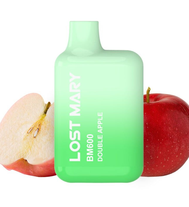 LOST MARY - BM600 NICOTINE VAPER 2% DISPOSABLE DOUBLE APPLE