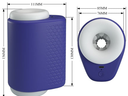 PRETTY LOVE - DJ LADY MALE MASTURBATOR WITH VIBRATION 5 SETTINGS PURPLE