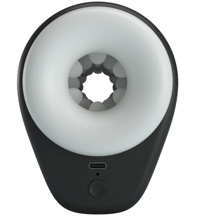 PRETTY LOVE - DJ GIRL MALE MASTURBATOR WITH VIBRATION 5 SETTINGS NEGRO