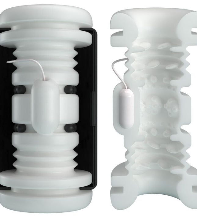 PRETTY LOVE - DJ GIRL MALE MASTURBATOR WITH VIBRATION 5 SETTINGS NEGRO