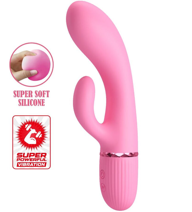 PRETTY LOVE - MARSKI RABBIT VIBRATOR & G-SPOT PINK